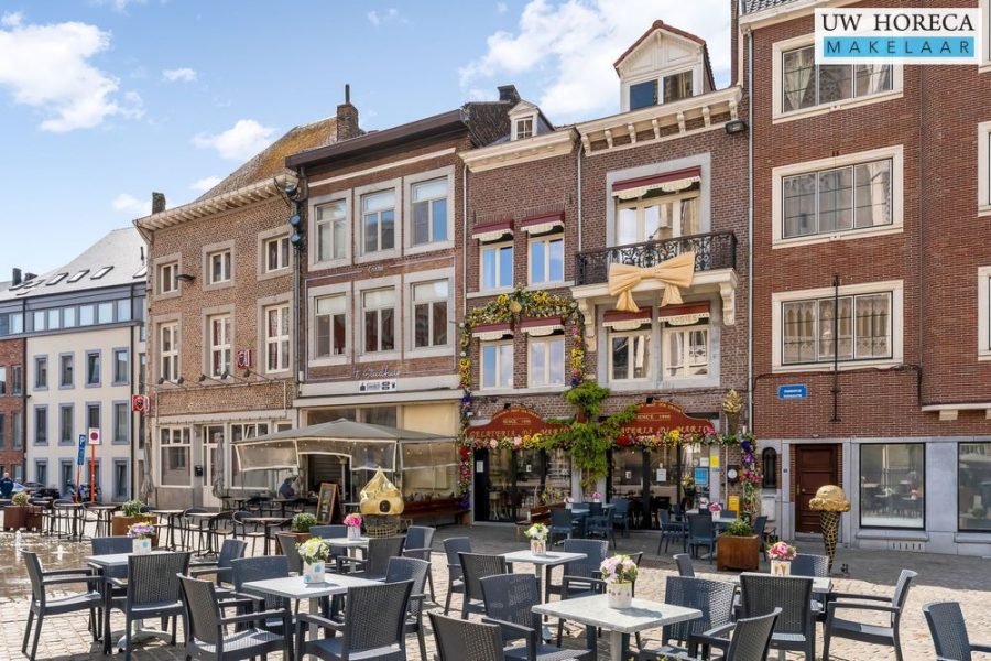 Hotel-restaurant ter overname in Tongeren, Limburg — Gelateria en logies Mario Hartje centrum Tongeren (BE) € 55.000,--
